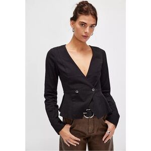 NWT Free People Black Top